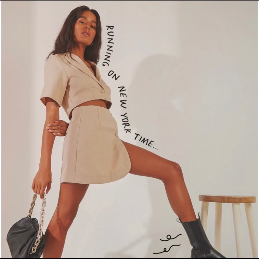 PEPPERMAYO New York City Blazer and Skirt Set